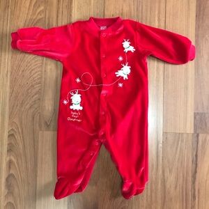 Carter’s Child of Mine Baby’s First Christmas Sleeper Size Medium